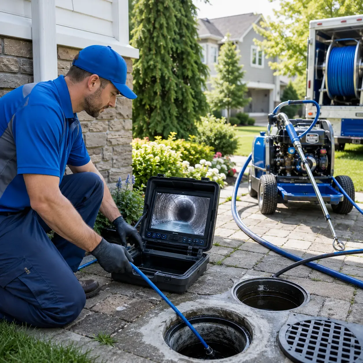Outdoor drain cleaning professionals serving Stratford, NJ